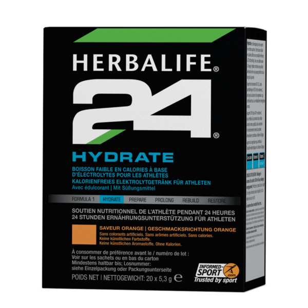 Herbalife H24 Hydrate Orange 20 x 5.3g