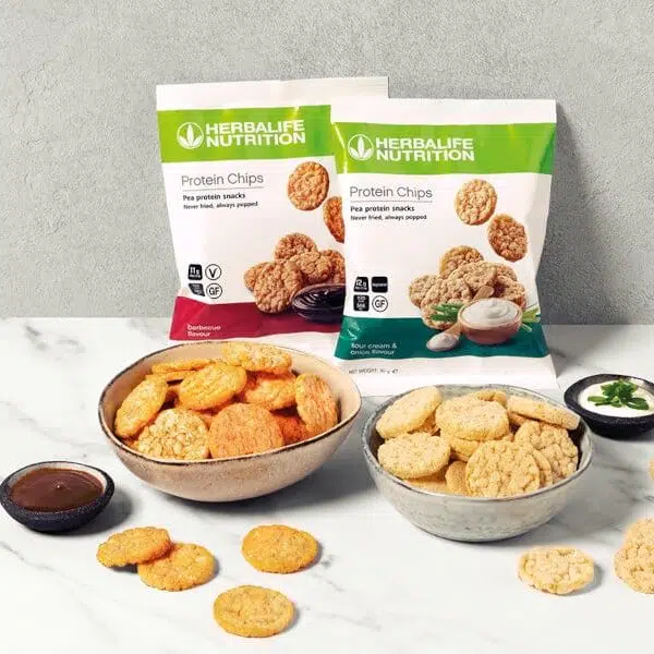 Second image of Herbalife Protein Chips Sour Cream & Onion 10x30g