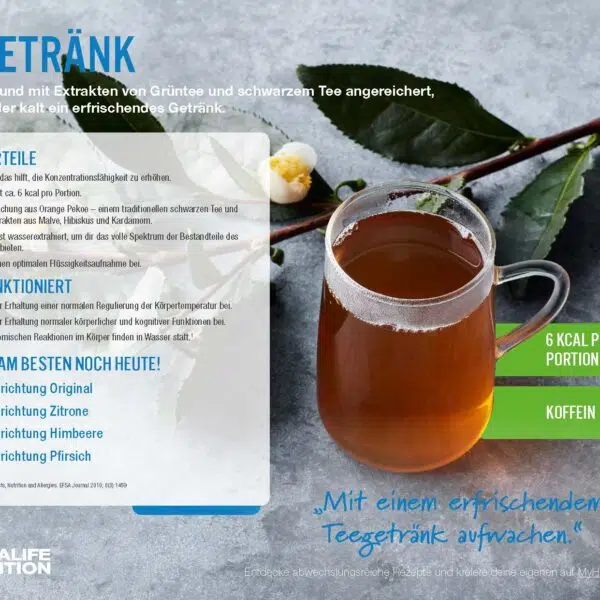 Second image of Herbalife Tee Instantgetrank mit Pflanzenextrakten Himbeere 51g
