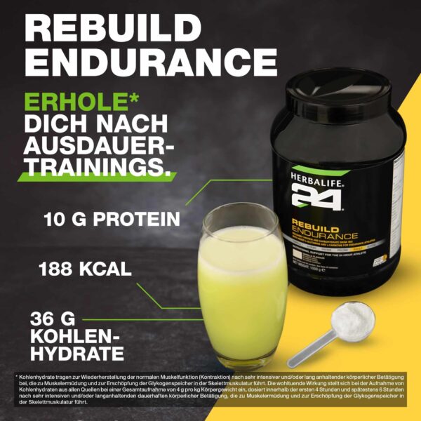 Second image of Herbalife H24 Rebuild Endurance Vanille 1000g